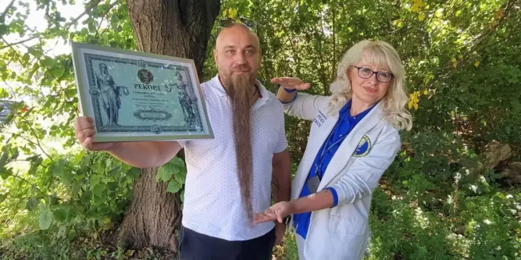 У Вінниці зафіксували рекорд: найдовша борода в Україні