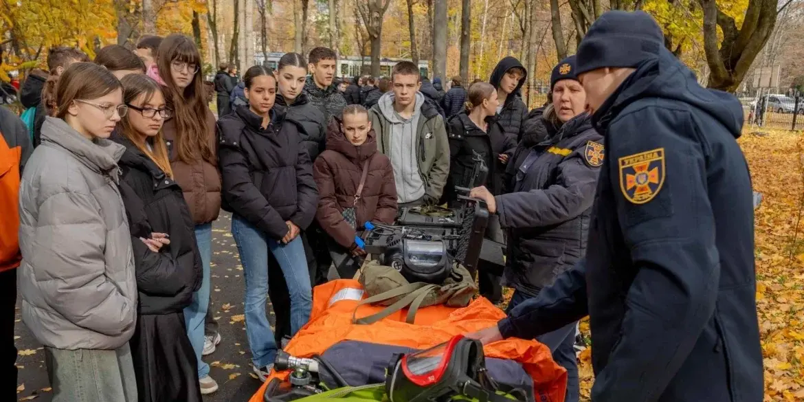 День безпеки для студентів та педагогів організували у Вінницькому техколеджі