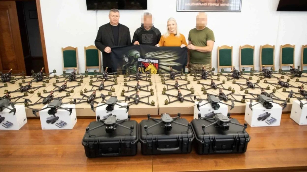«Скіфським грифонам» передали з Вінниці понад 50 безпілотників для виконання бойових завдань