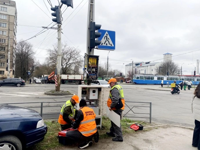 Резервні системи живлення забезпечують безперебійну роботу вінницьких світлофорів