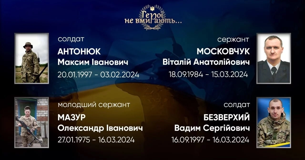 Вшановуємо пам’ять Героїв-земляків Вшановуємо пам’ять Героїв-земляків