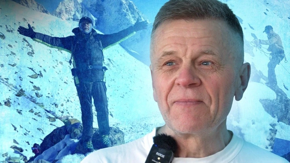Підіймався майже дві доби: 67-річний вінничанин розгорнув стяг з іменами полеглих захисників на гімалайській вершині Підіймався майже дві доби: 67-річний вінничанин розгорнув стяг з іменами полеглих захисників на гімалайській вершині