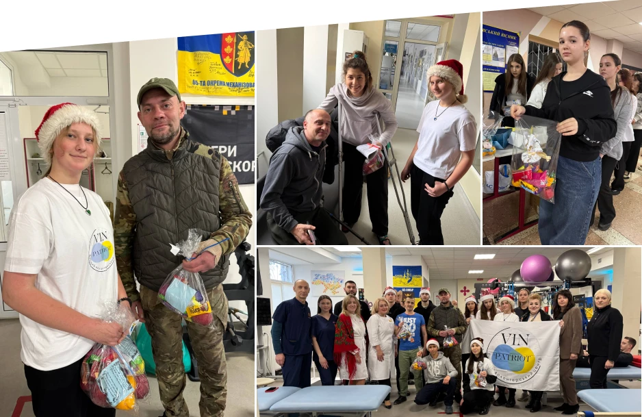 З теплом та вдячністю: школярі з VinPatriot відвідали з гостинцями поранених Захисників