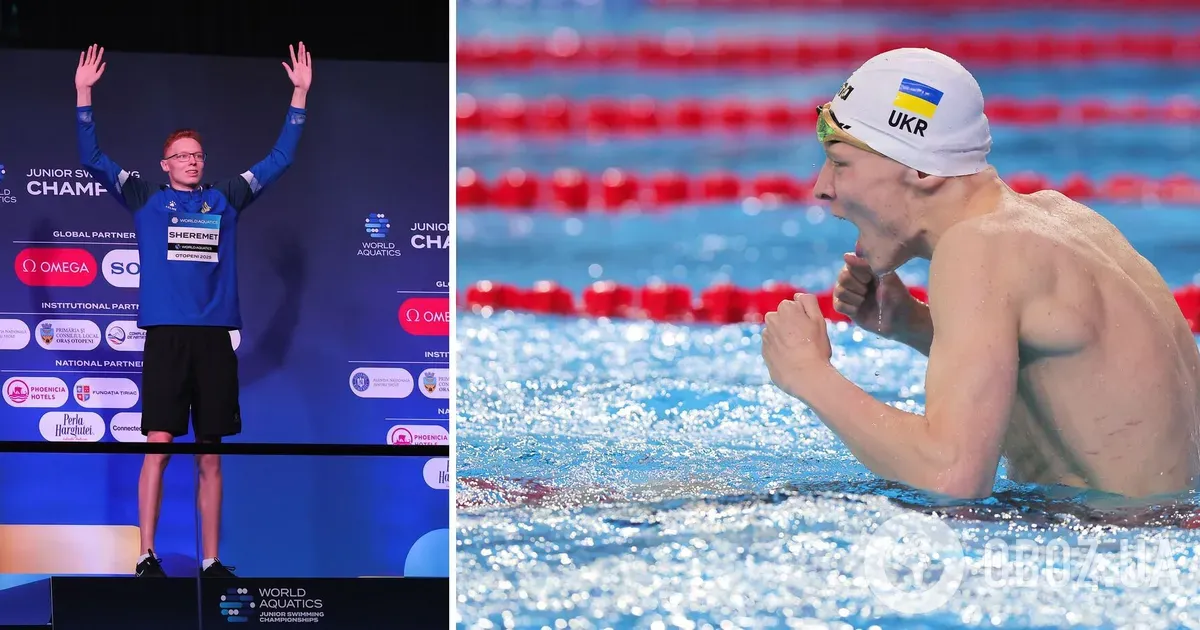 Український плавець Шеремет з двома рекордами став віце-чемпіоном Європи