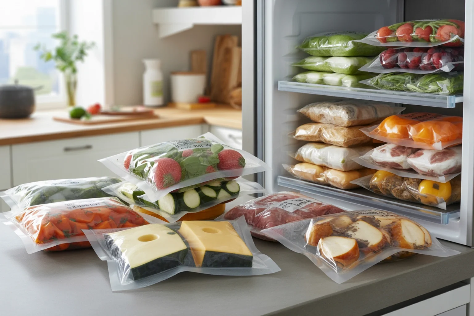 Як вакуумні пакети допомагають зберігати продукти свіжими довше