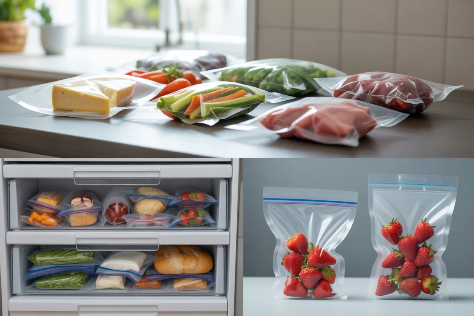 Як вакуумні пакети допомагають зберігати продукти свіжими довше