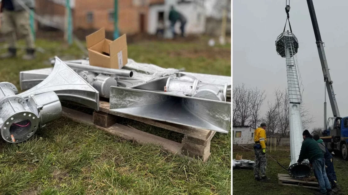Під Вінницею встановили ще одну систему оповіщення сигналу повітряної тривоги