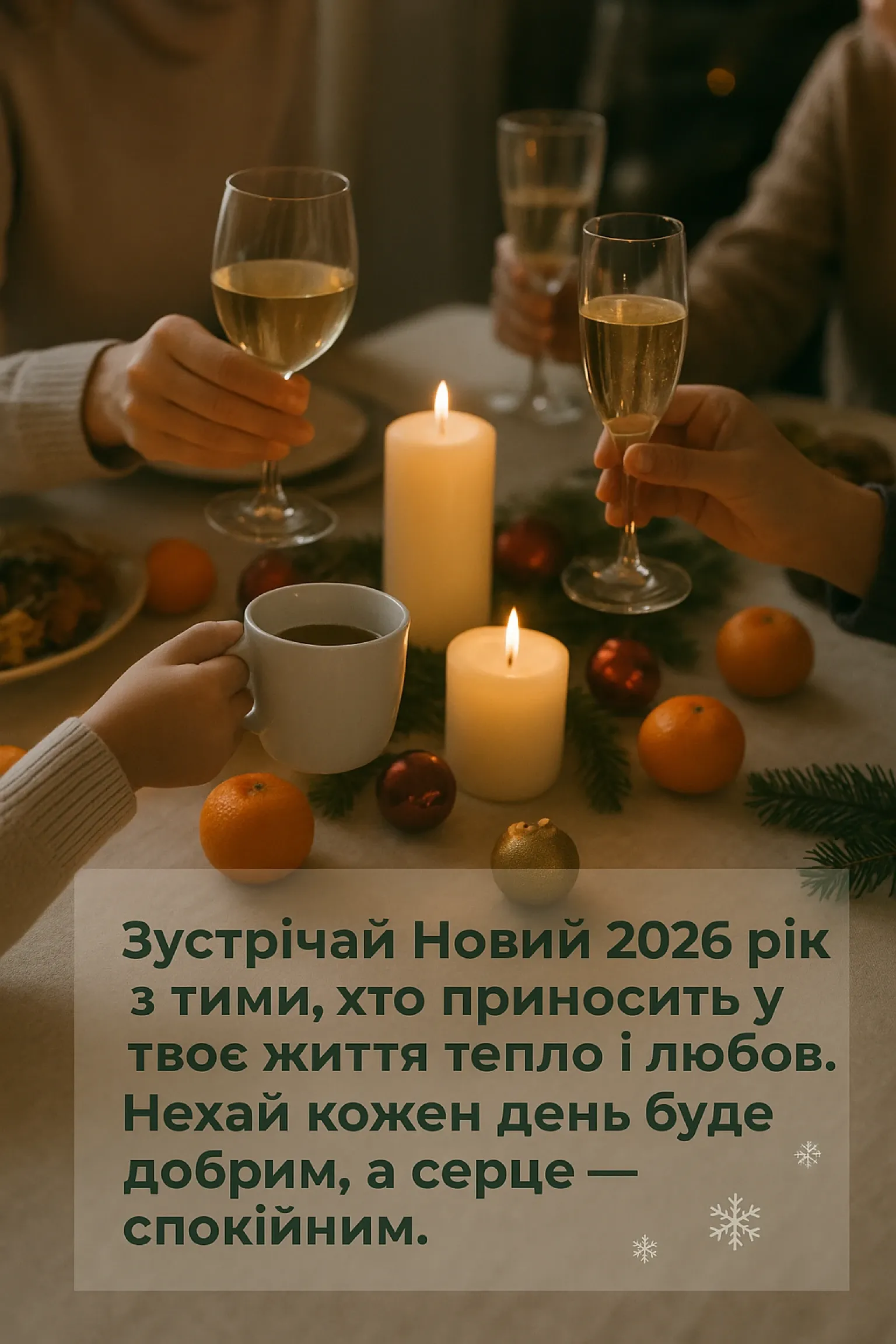 Привітання з прийдешнім новим роком 2026 Привітання з прийдешнім новим роком 2026