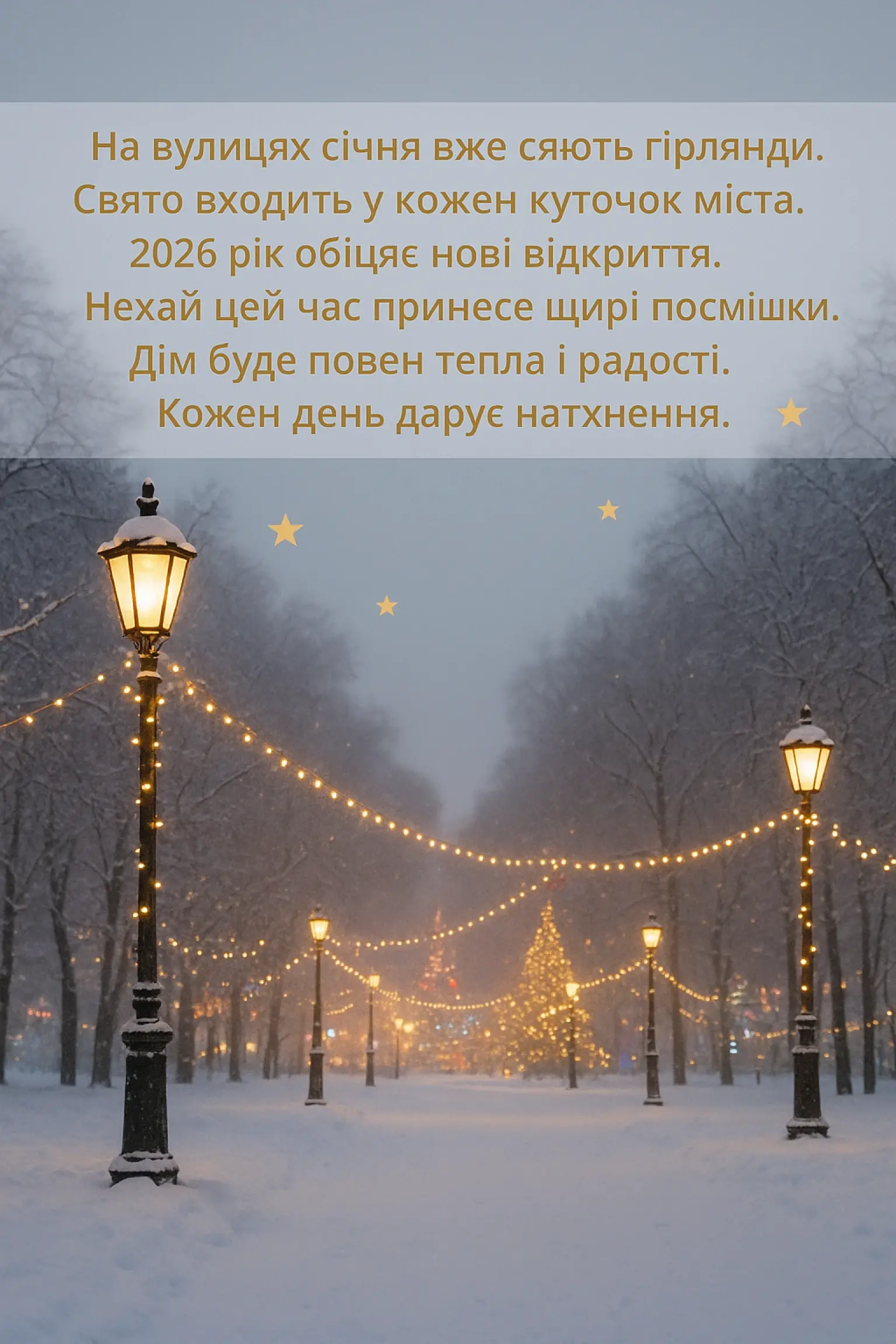 Привітання з прийдешнім новим роком 2026 Привітання з прийдешнім новим роком 2026