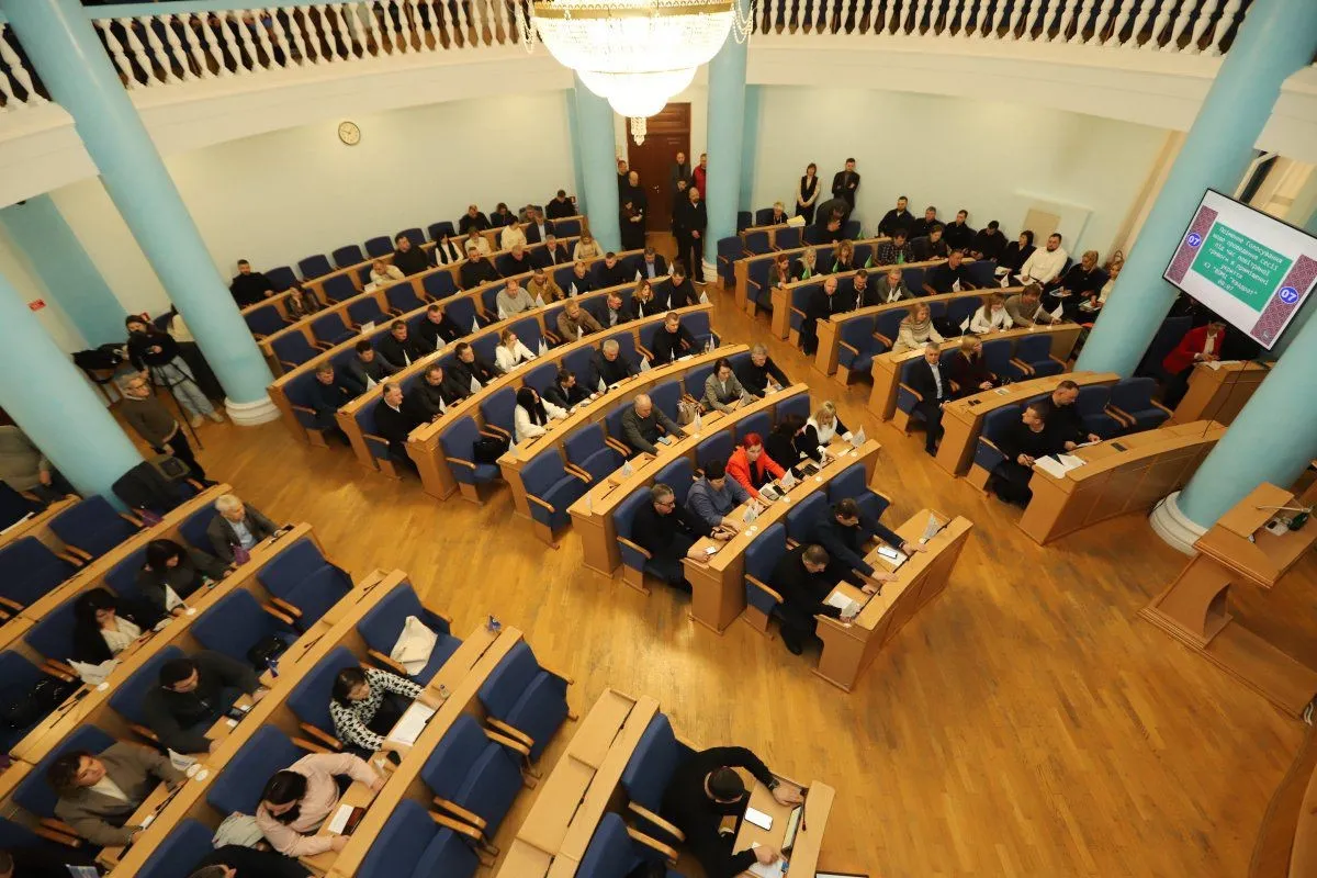 Вячеслав Соколовий прозвітував у Вінниці про рік роботи Вінницької облради