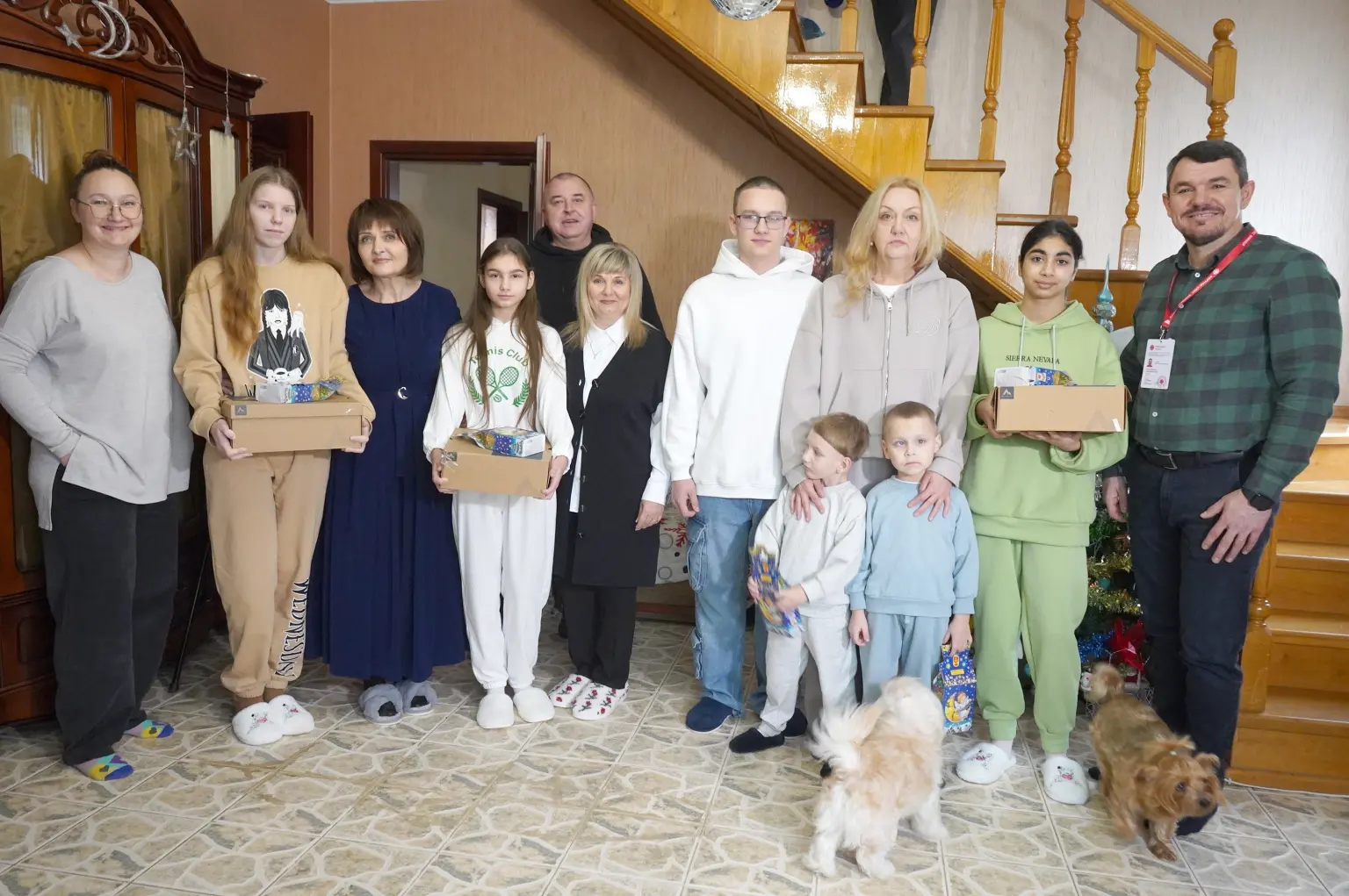 Напередодні Різдва та Нового року від Вінницької міської ради привітали вихованців дитячих будинків сімейного типу