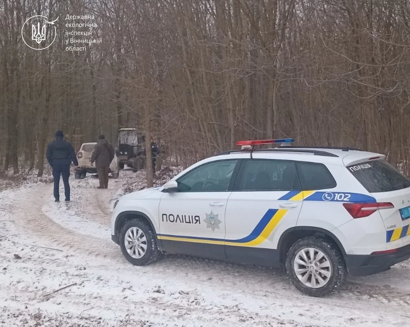 Без паперів і без дозволів: у лісах Вінниччини зупинили незаконне перевезення деревини