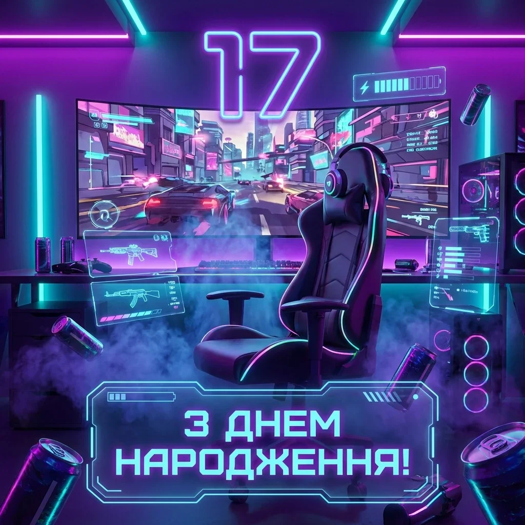 17 років з днем народження 17 років з днем народження