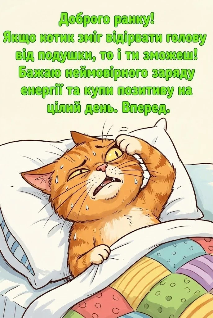 Доброго ранку: картинки з котиками для гарного настрою та затишку