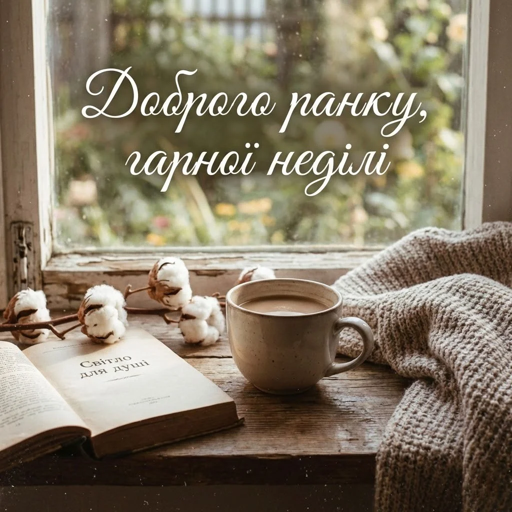 Доброго ранку, гарної неділі: душевні картинки та щирі побажання для найкращого вихідного