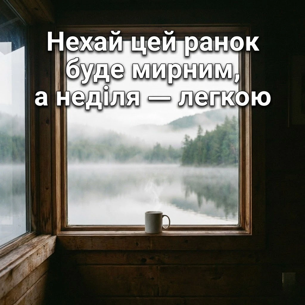 Доброго ранку, гарної неділі: душевні картинки та щирі побажання для найкращого вихідного