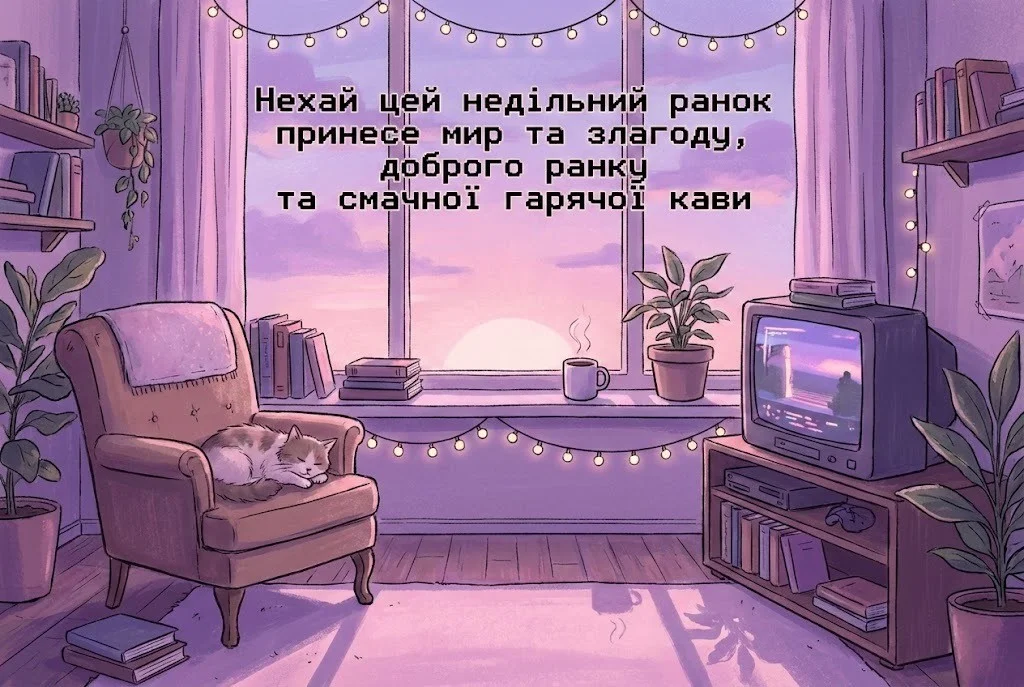 Доброго ранку, гарної неділі: душевні картинки та щирі побажання для найкращого вихідного