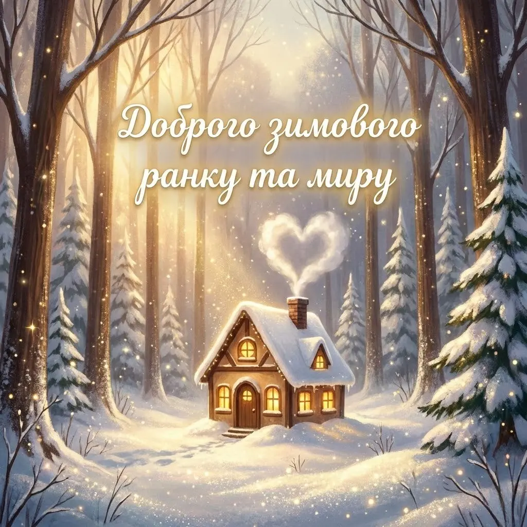 Доброго зимового ранку та гарного дня: душевні побажання та найкращі святкові листівки
