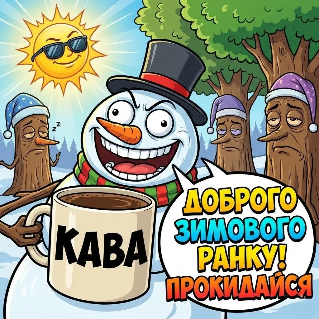 Доброго зимового ранку та гарного дня: душевні побажання та найкращі святкові листівки