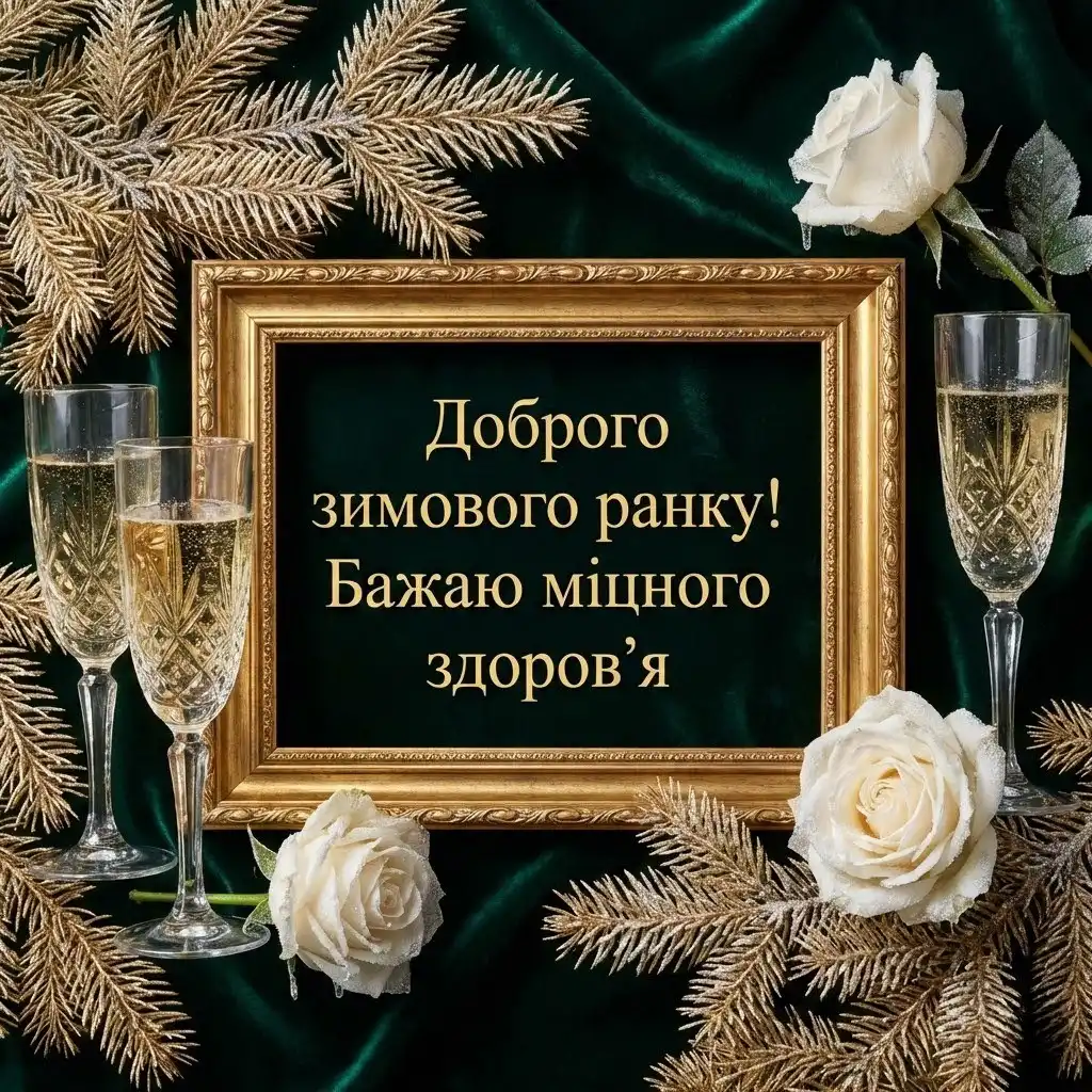 Доброго зимового ранку та гарного дня: душевні побажання та найкращі святкові листівки