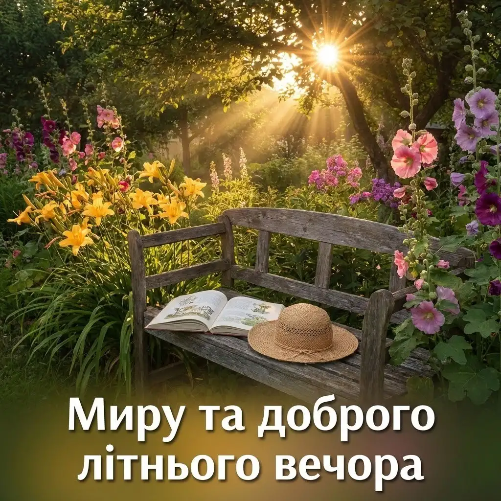 Доброго літнього вечора: красиві картинки та душевні листівки для гарного настрою