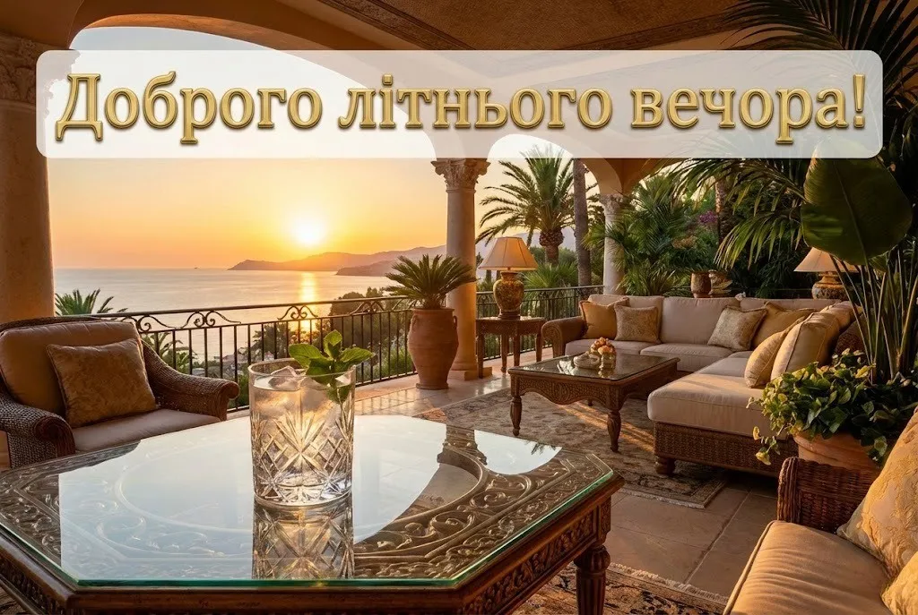 Доброго літнього вечора: красиві картинки та душевні листівки для гарного настрою
