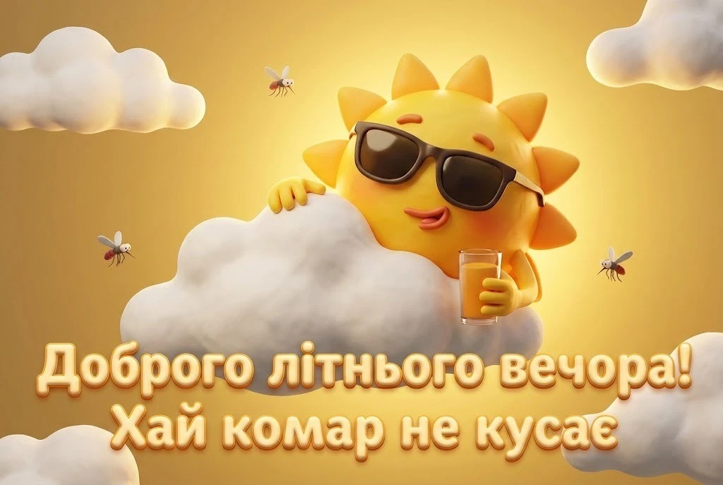 Доброго літнього вечора: красиві картинки та душевні листівки для гарного настрою