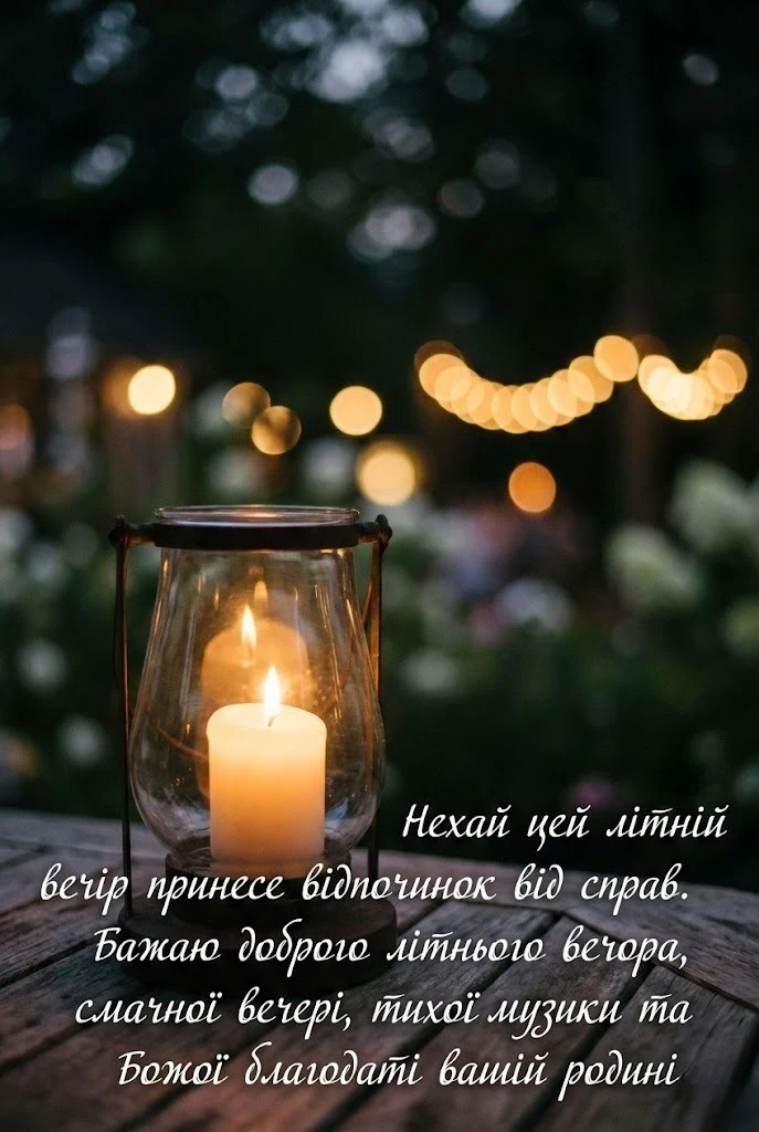 Доброго літнього вечора: красиві картинки та душевні листівки для гарного настрою
