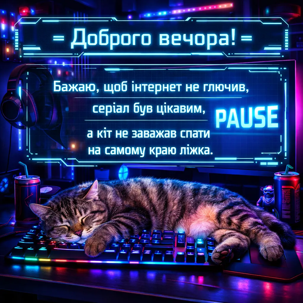Вітання доброго вечора: душевні побажання та красиві картинки для затишного відпочинку!