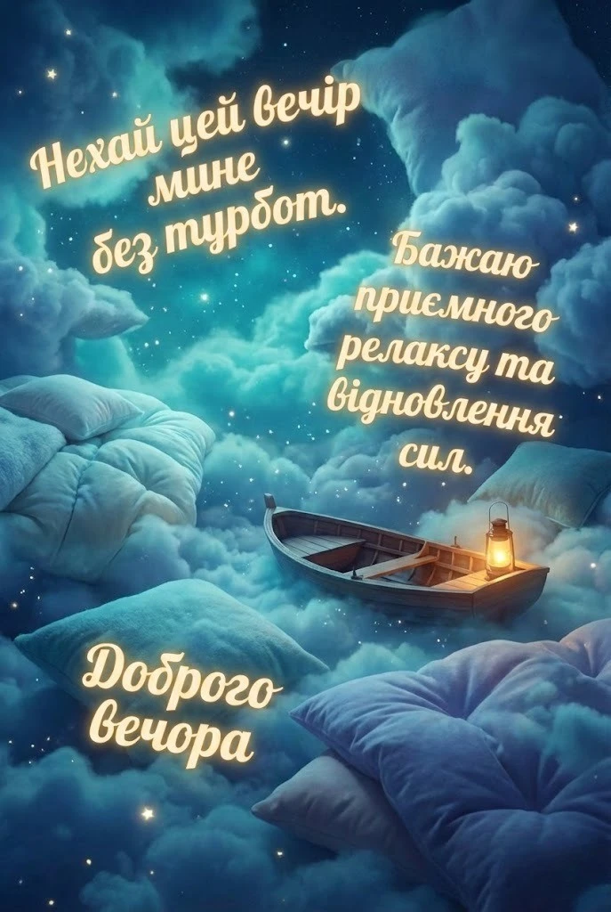 Вітання доброго вечора: душевні побажання та красиві картинки для затишного відпочинку!