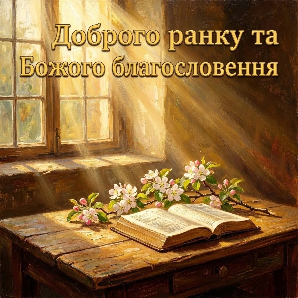 Доброго ранку та Божого благословення: душевні листівки та теплі побажання для гарного дня