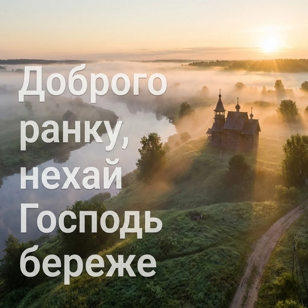 Доброго ранку та Божого благословення: душевні листівки та теплі побажання для гарного дня