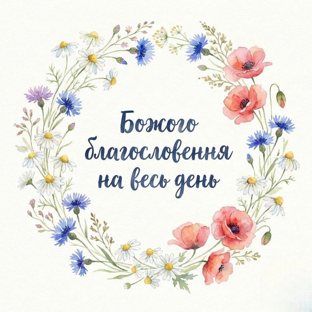 Доброго ранку та Божого благословення: душевні листівки та теплі побажання для гарного дня