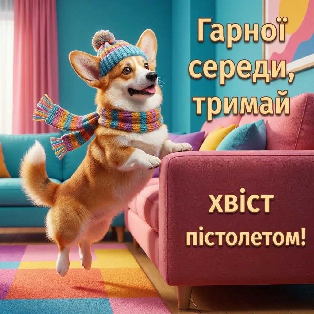 Гарної середи: прикольні вітання для гарного настрою