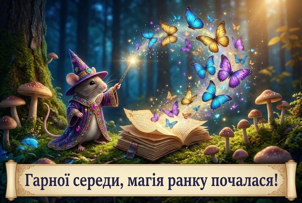 Гарної середи: прикольні вітання для гарного настрою