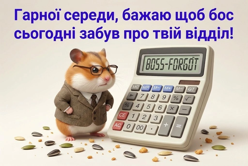 Гарної середи: прикольні вітання для гарного настрою
