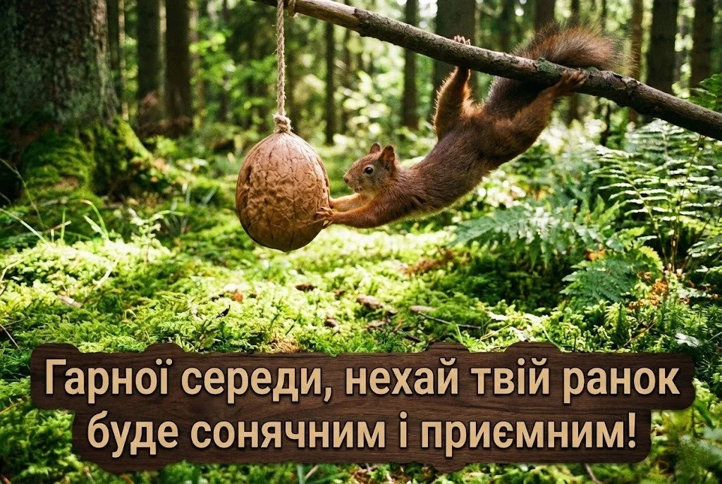 Гарної середи: прикольні вітання для гарного настрою