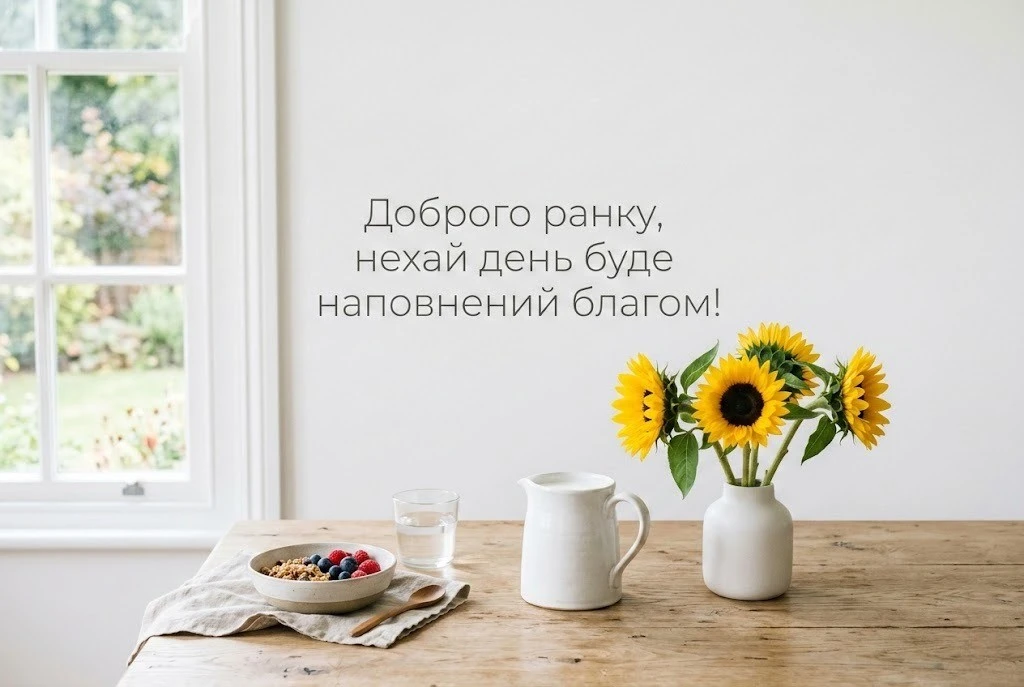 Доброго ранку: душевні листівки з благословеннями та світлими побажаннями