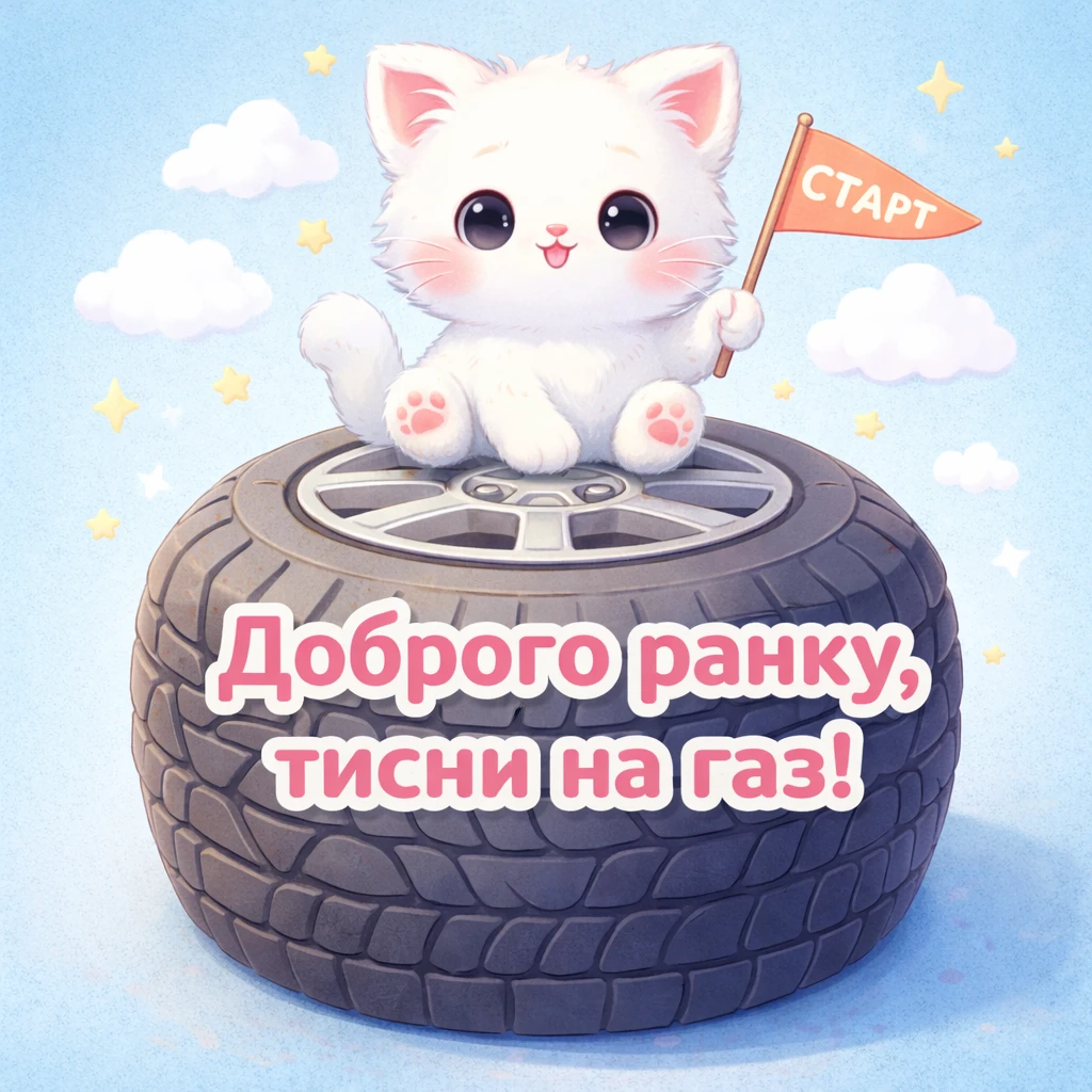 Доброго ранку, котики: картинки з автогумором та прикольні побажання