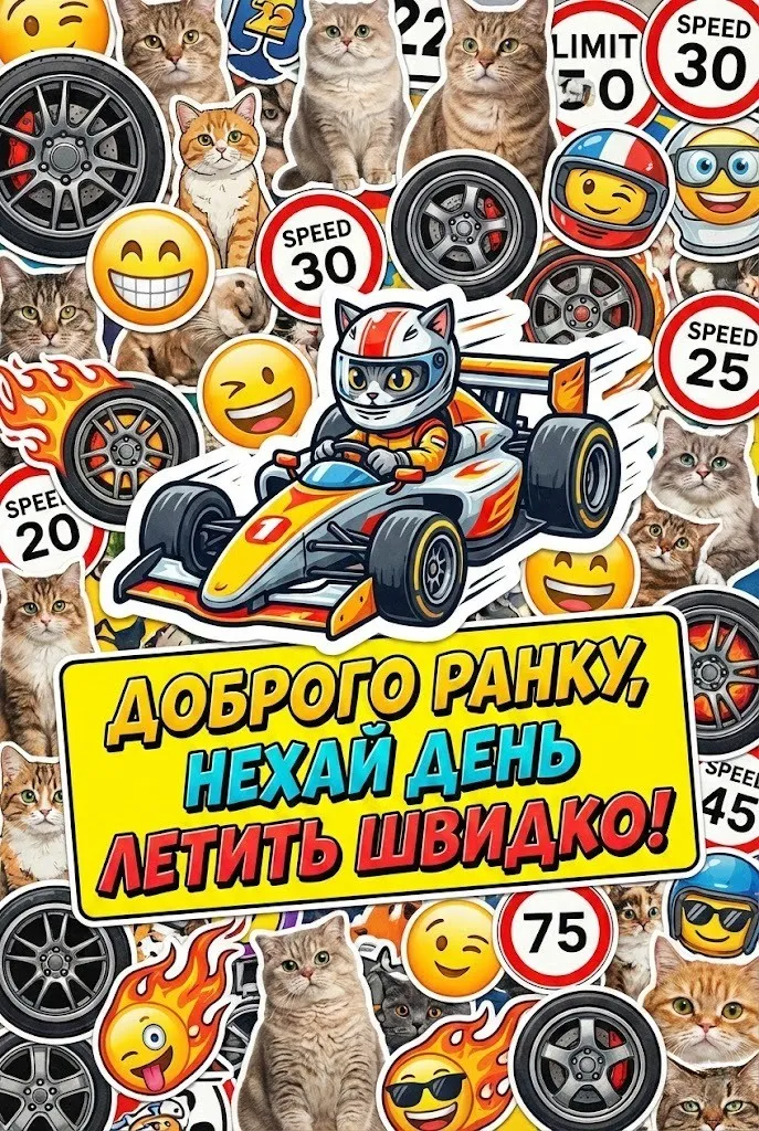 Доброго ранку, котики: картинки з автогумором та прикольні побажання