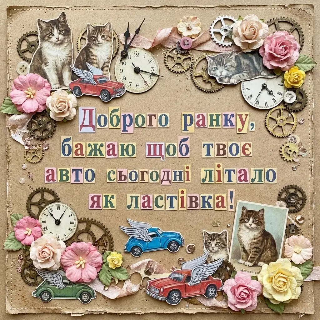 Доброго ранку, котики: картинки з автогумором та прикольні побажання