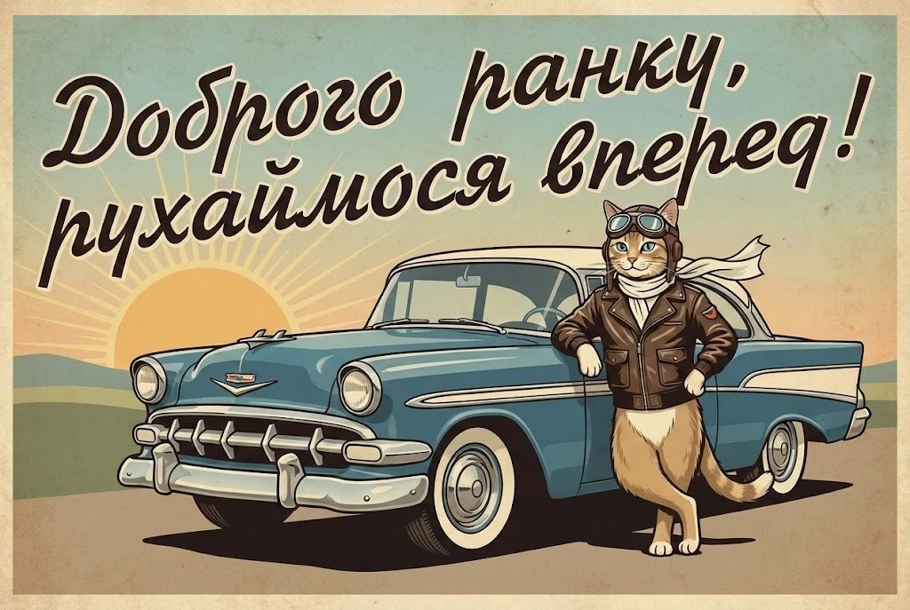 Доброго ранку, котики: картинки з автогумором та прикольні побажання