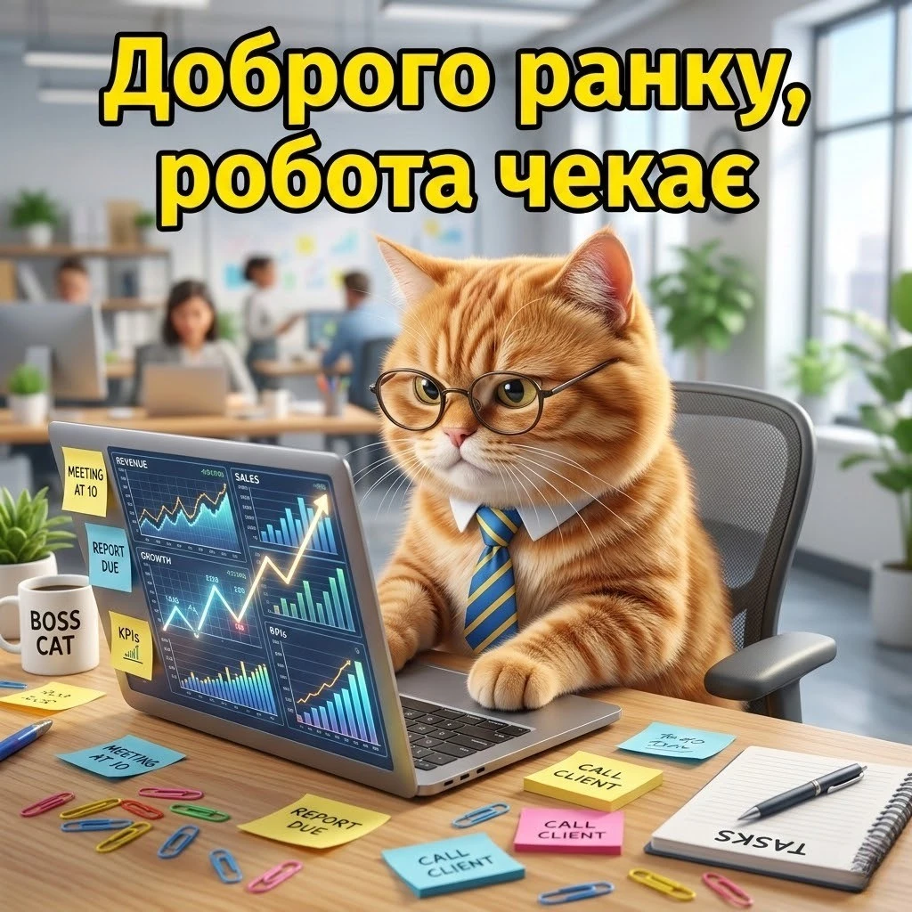 Доброго ранку і гарного дня: прикольні картинки та офісні приколи для робочого настрою