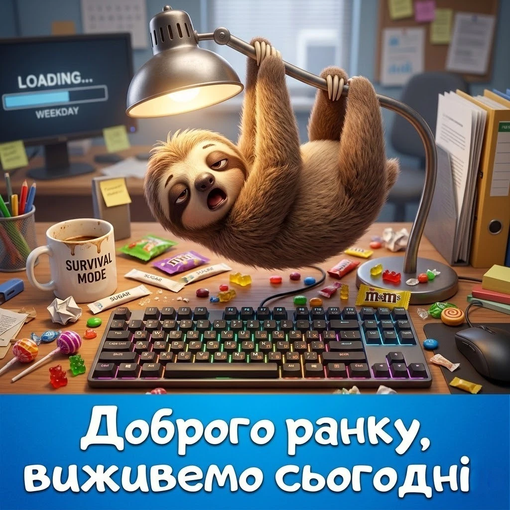 Доброго ранку і гарного дня: прикольні картинки та офісні приколи для робочого настрою