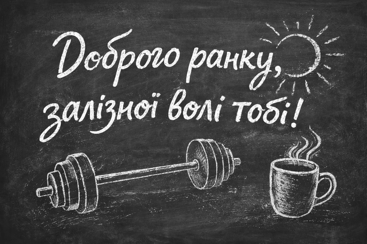 Доброго ранку: спортивна мотивація та найкращі листівки для бадьорого початку дня