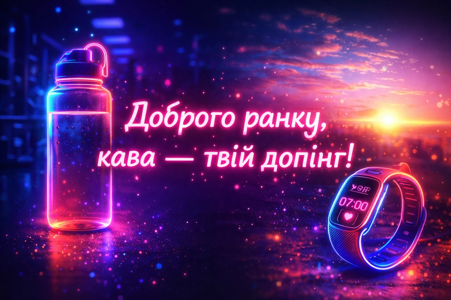 Доброго ранку: спортивна мотивація та найкращі листівки для бадьорого початку дня
