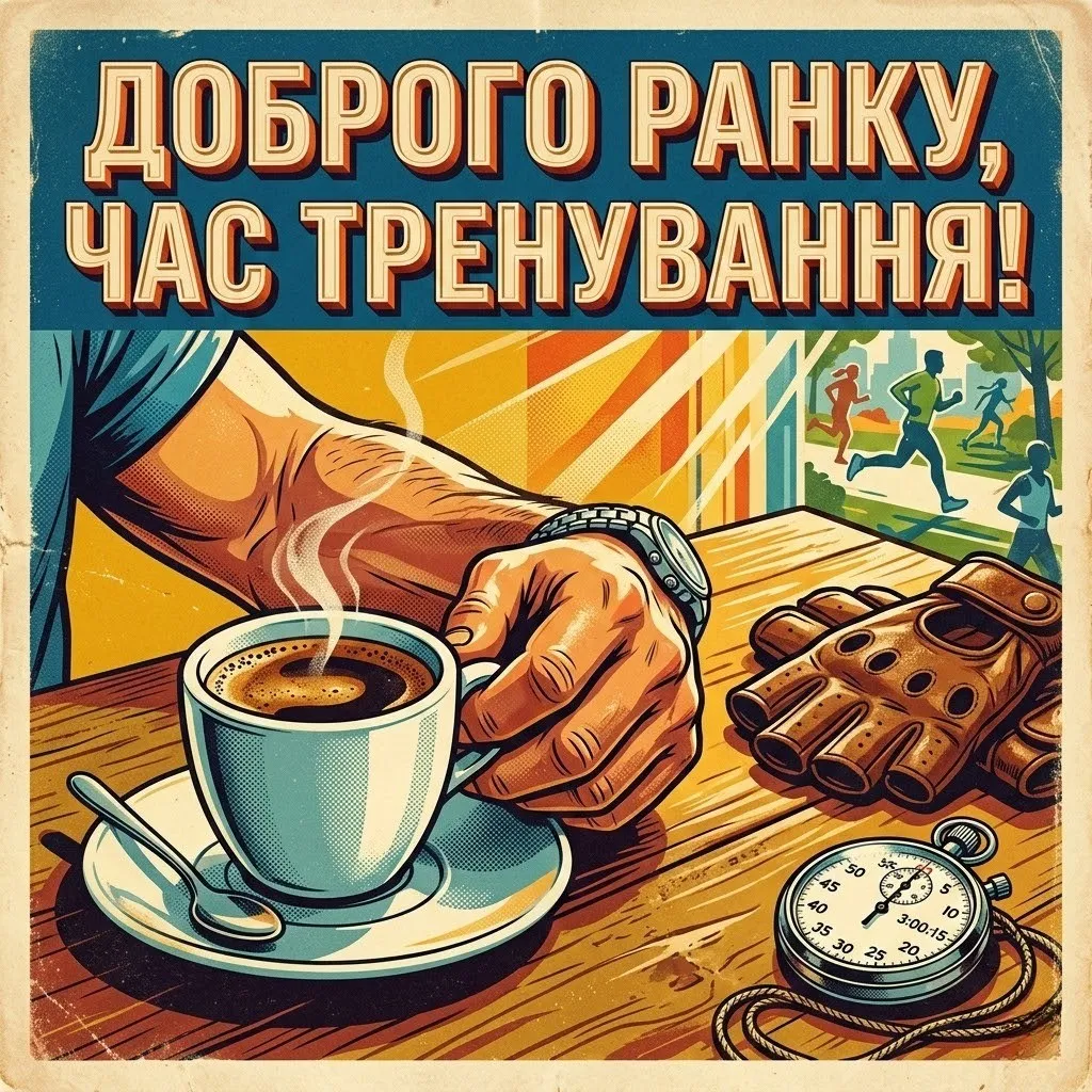Доброго ранку: спортивна мотивація та найкращі листівки для бадьорого початку дня