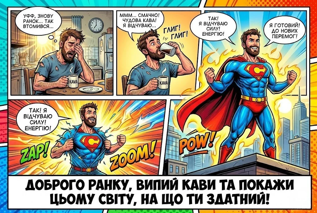 Доброго ранку: спортивна мотивація та найкращі листівки для бадьорого початку дня