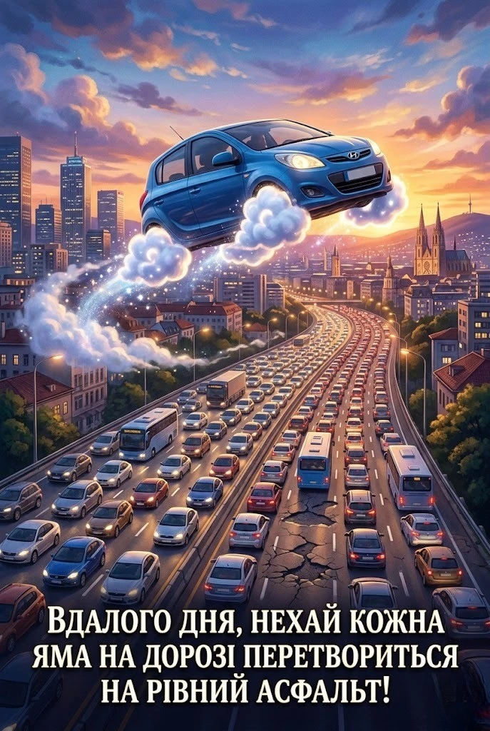 Доброго дня вам: картинки, автомобільний гумор та найщиріші побажання для гарного настрою