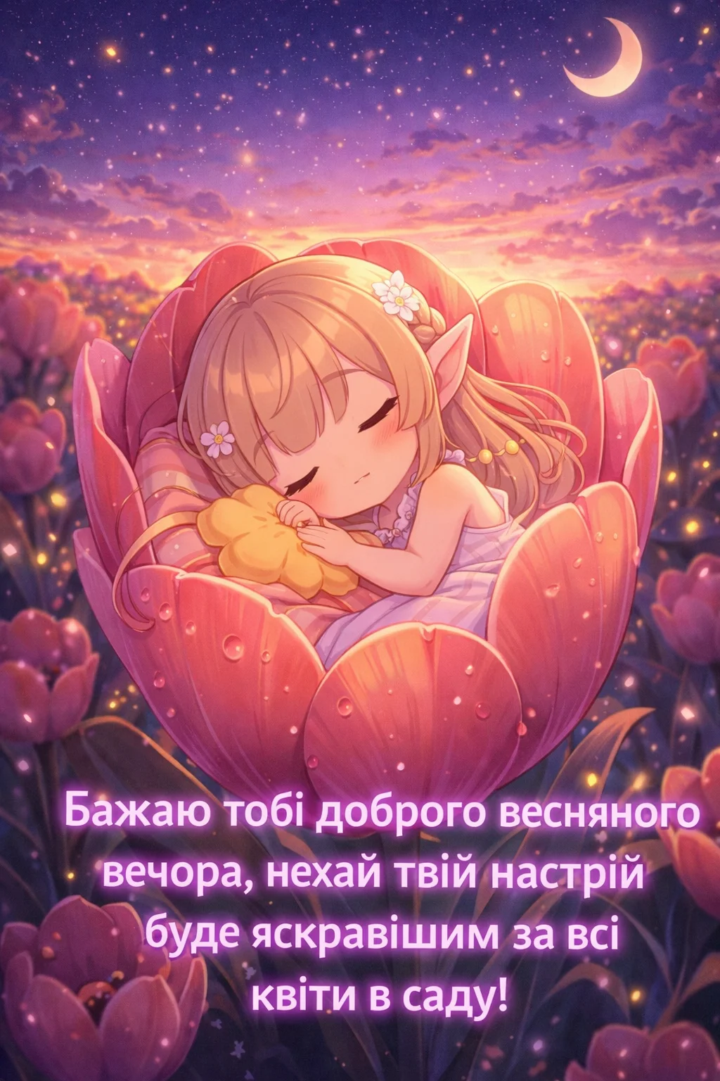 Доброго весняного вечора: найкращі картинки та душевні листівки для гарного настрою